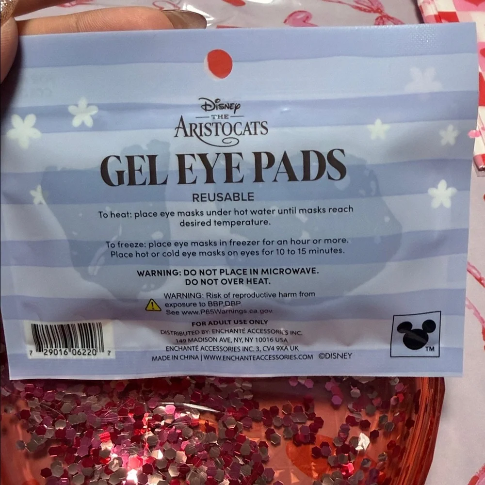 Disney Aristocats Orange Gel Eye Pads